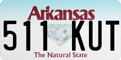 AR license plate 511KUT