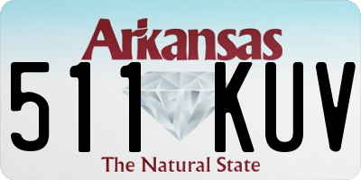 AR license plate 511KUV