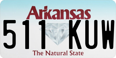 AR license plate 511KUW