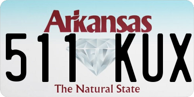 AR license plate 511KUX