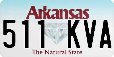 AR license plate 511KVA