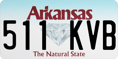 AR license plate 511KVB
