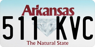 AR license plate 511KVC