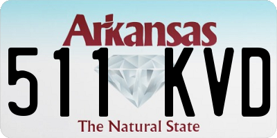 AR license plate 511KVD