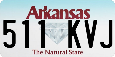 AR license plate 511KVJ