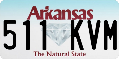 AR license plate 511KVM