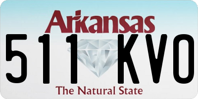 AR license plate 511KVO
