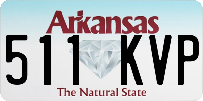 AR license plate 511KVP