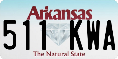 AR license plate 511KWA