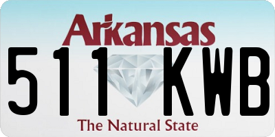 AR license plate 511KWB