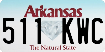 AR license plate 511KWC