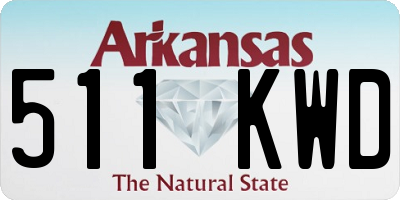 AR license plate 511KWD