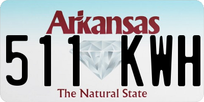 AR license plate 511KWH