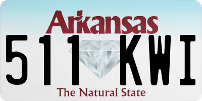 AR license plate 511KWI