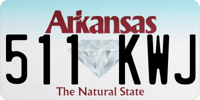 AR license plate 511KWJ