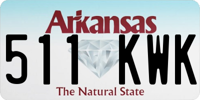 AR license plate 511KWK