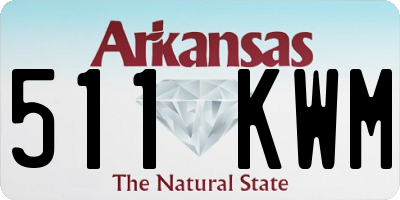AR license plate 511KWM