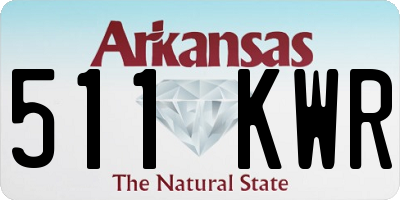 AR license plate 511KWR