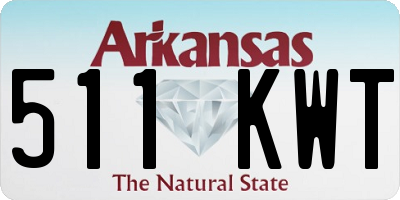 AR license plate 511KWT