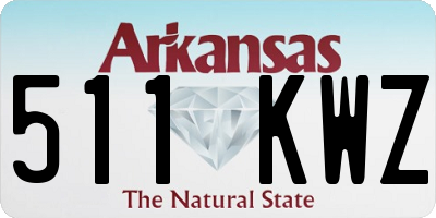 AR license plate 511KWZ