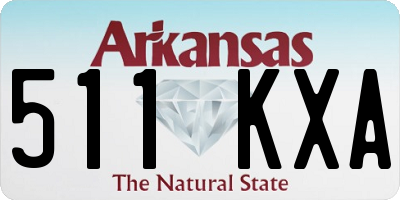 AR license plate 511KXA