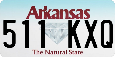 AR license plate 511KXQ