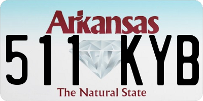 AR license plate 511KYB