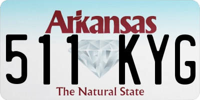 AR license plate 511KYG