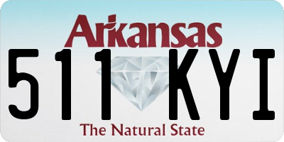 AR license plate 511KYI