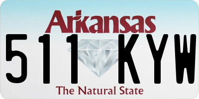 AR license plate 511KYW