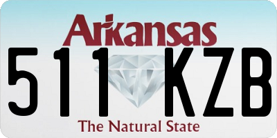 AR license plate 511KZB