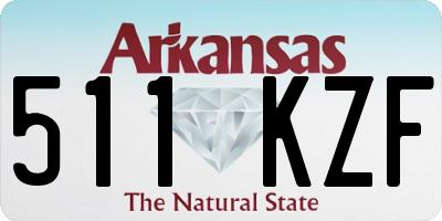 AR license plate 511KZF