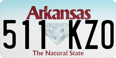 AR license plate 511KZO