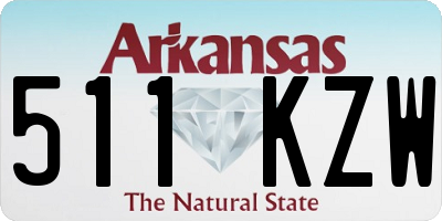 AR license plate 511KZW
