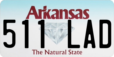 AR license plate 511LAD