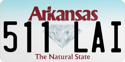 AR license plate 511LAI