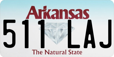 AR license plate 511LAJ