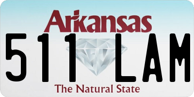 AR license plate 511LAM
