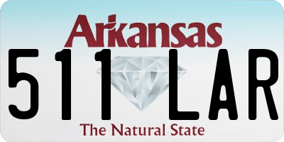 AR license plate 511LAR