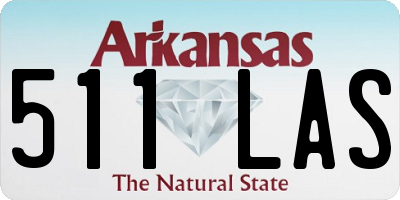 AR license plate 511LAS