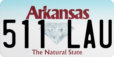 AR license plate 511LAU