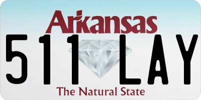 AR license plate 511LAY