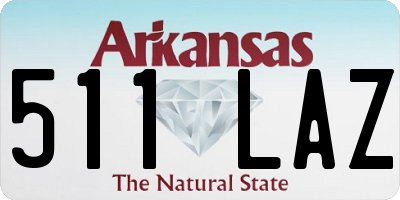 AR license plate 511LAZ