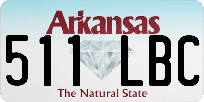 AR license plate 511LBC
