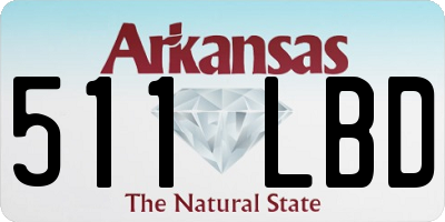 AR license plate 511LBD