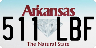 AR license plate 511LBF