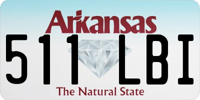 AR license plate 511LBI