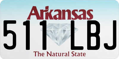 AR license plate 511LBJ