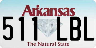 AR license plate 511LBL
