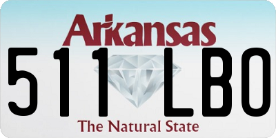AR license plate 511LBO